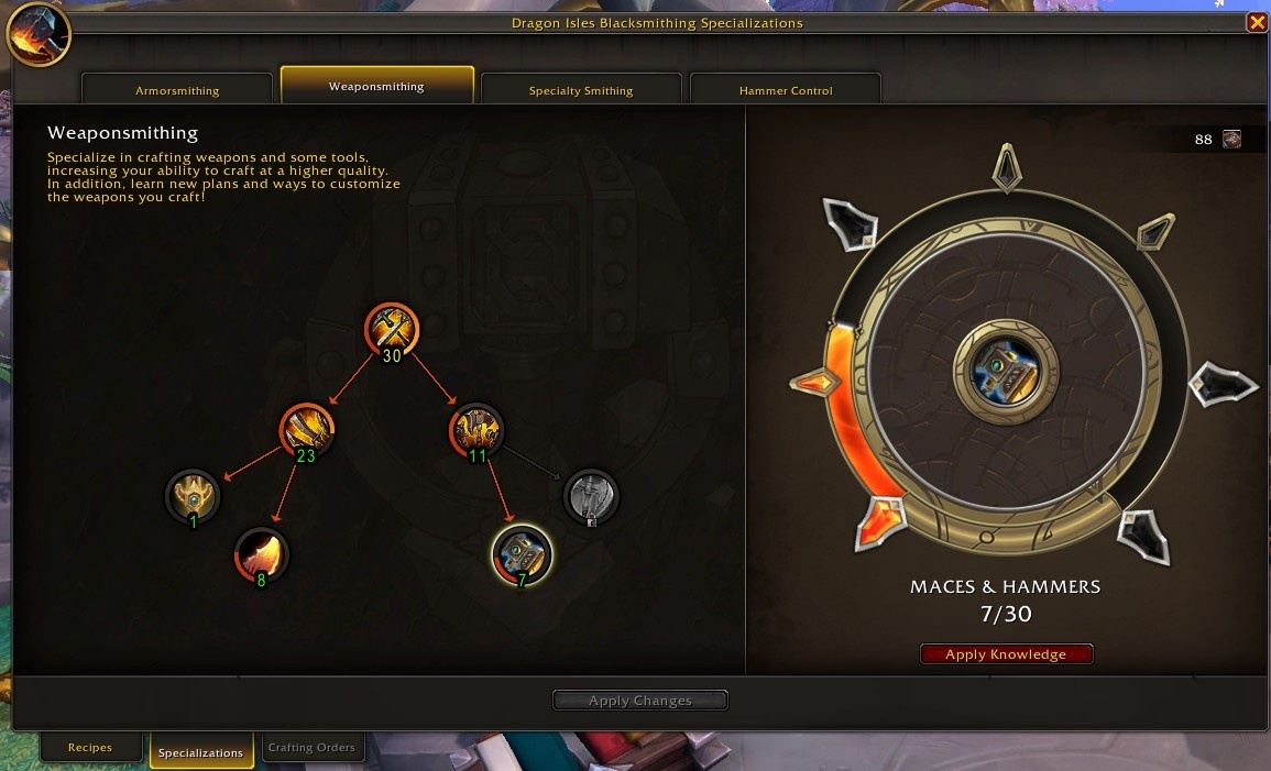 New profession specializations add depth, but also confusion, to crafting.