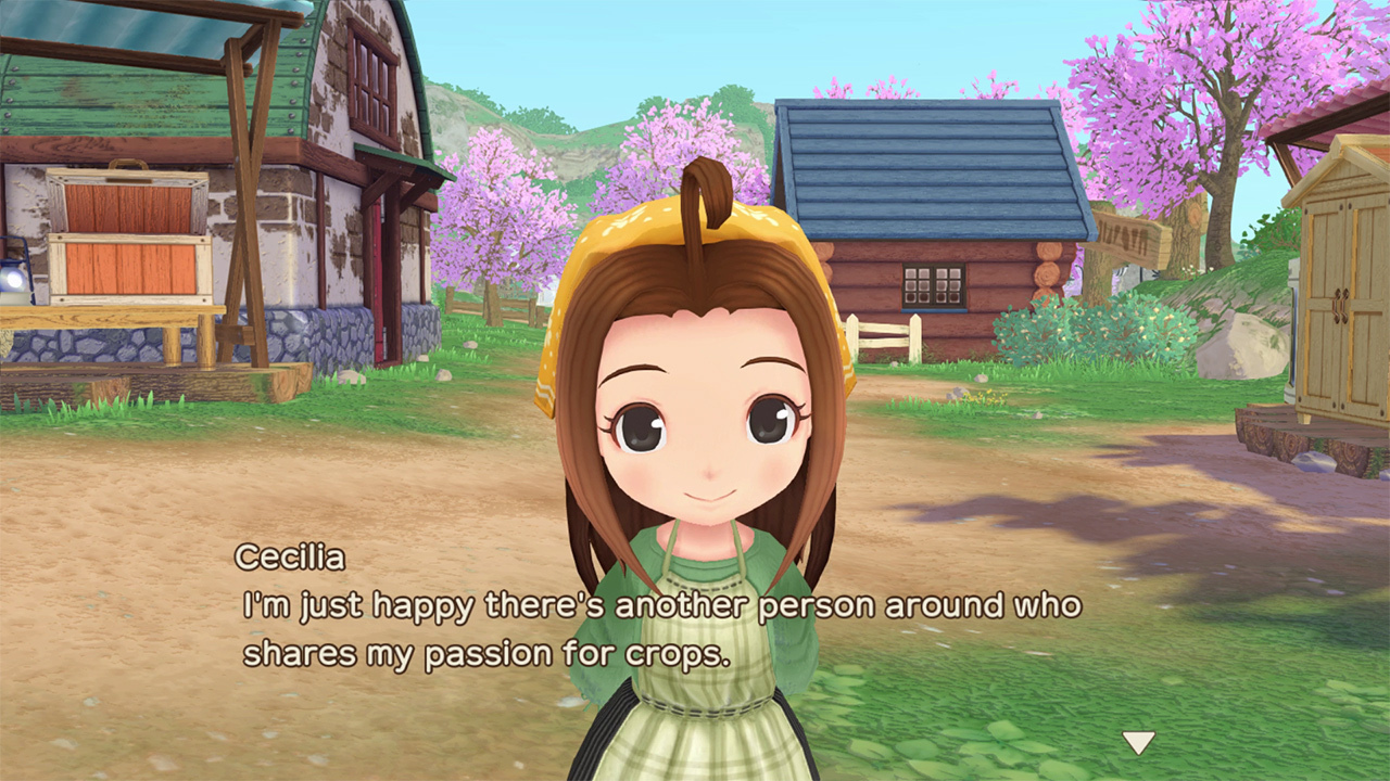 One of the town's bachelorettes, Cecilia.