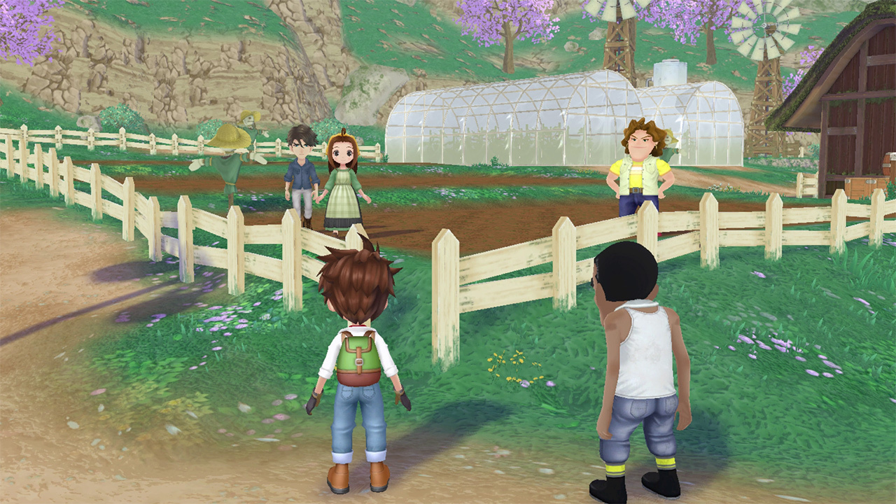 The farmer and Takakura visit the nearby farm.