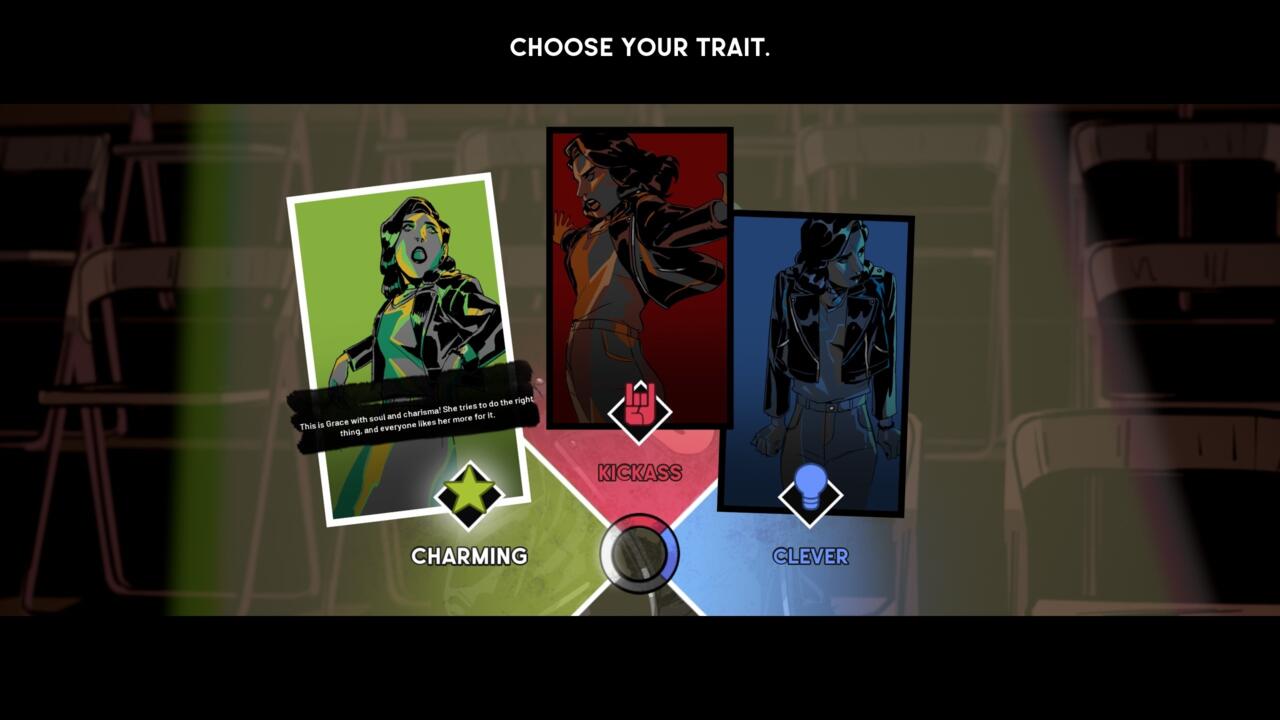 Grace can be likable and charming, confrontational and kickass, or witty and clever.