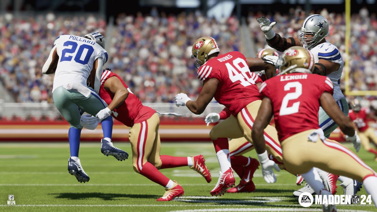 Despite a range of issues elsewhere in Madden, the actual football gameplay continues to trend upward.