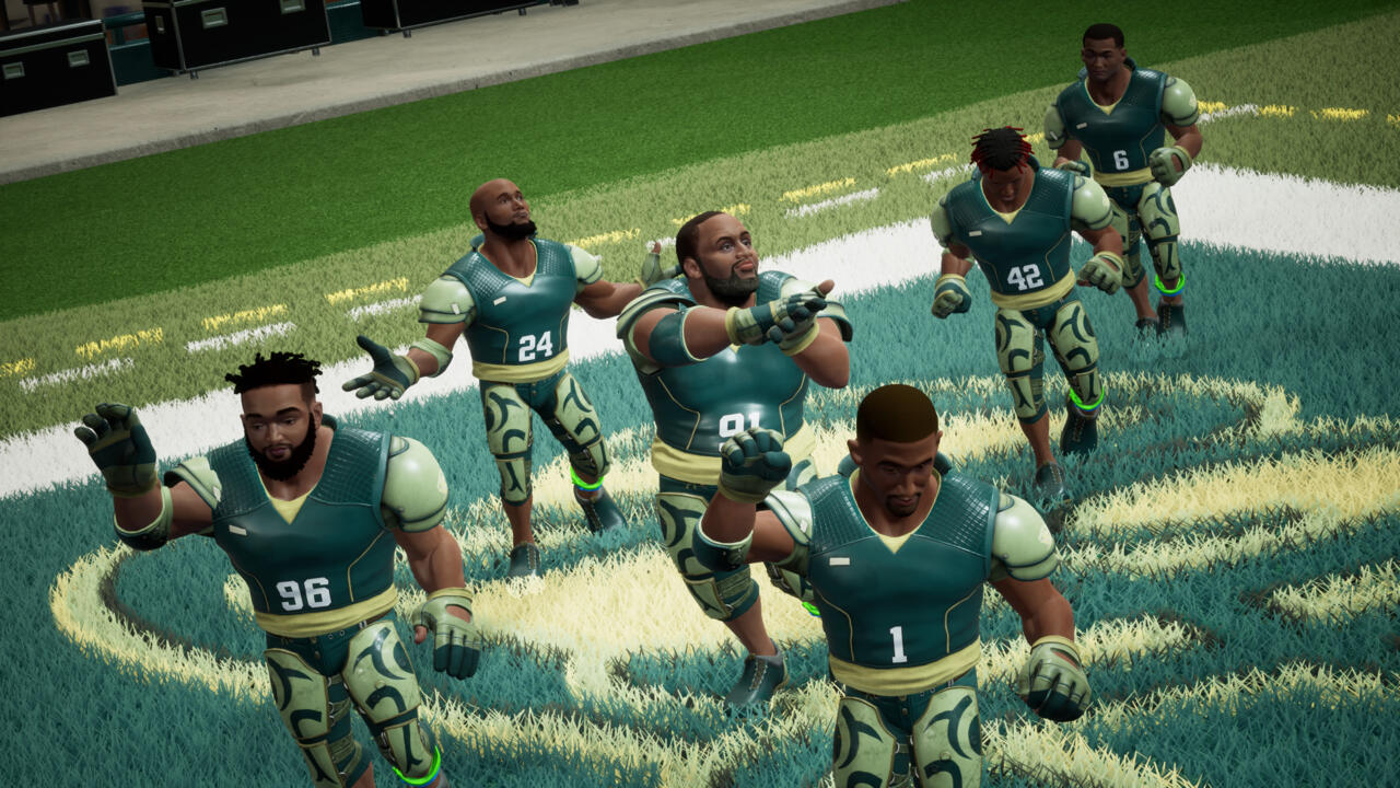 Taking the field, your legally distinct Jalen Hurts-led team.