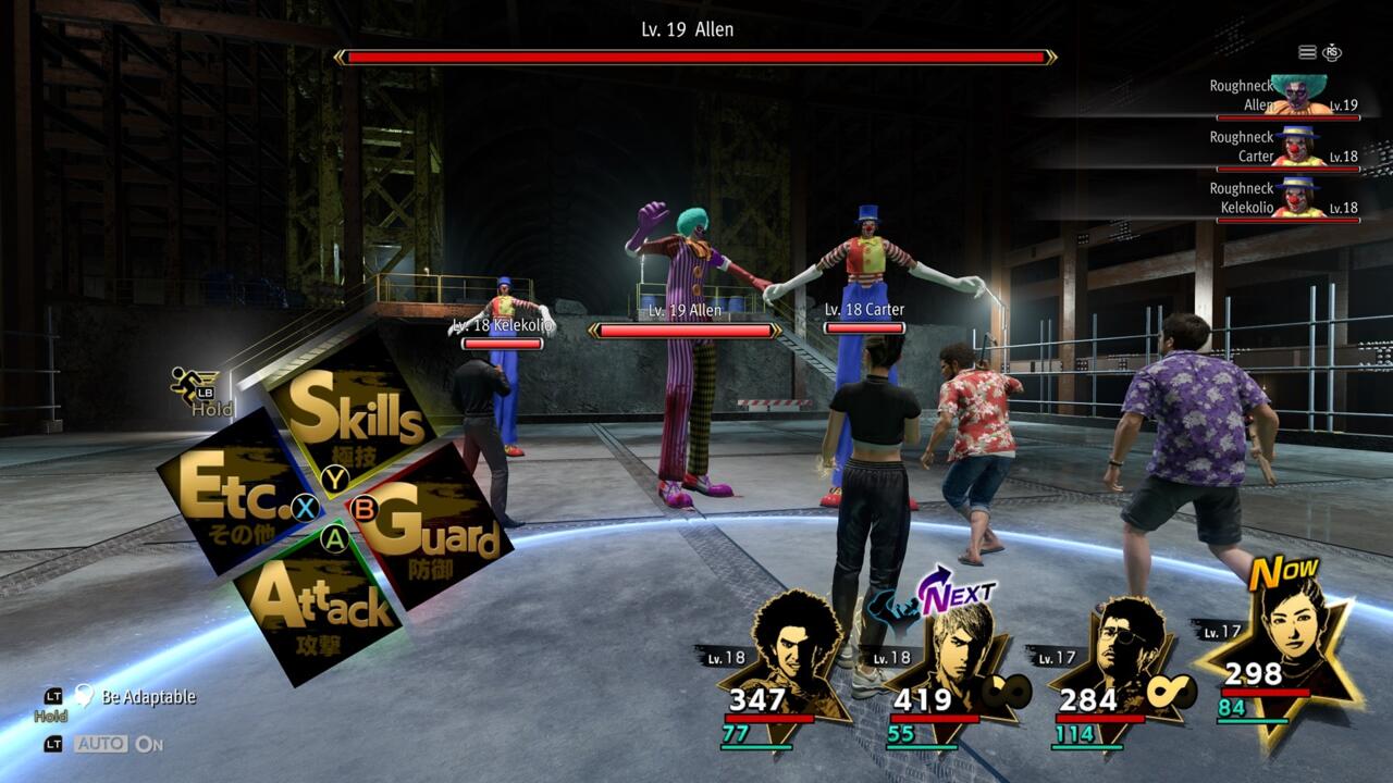 Chitose is about to make short work of these clowns.