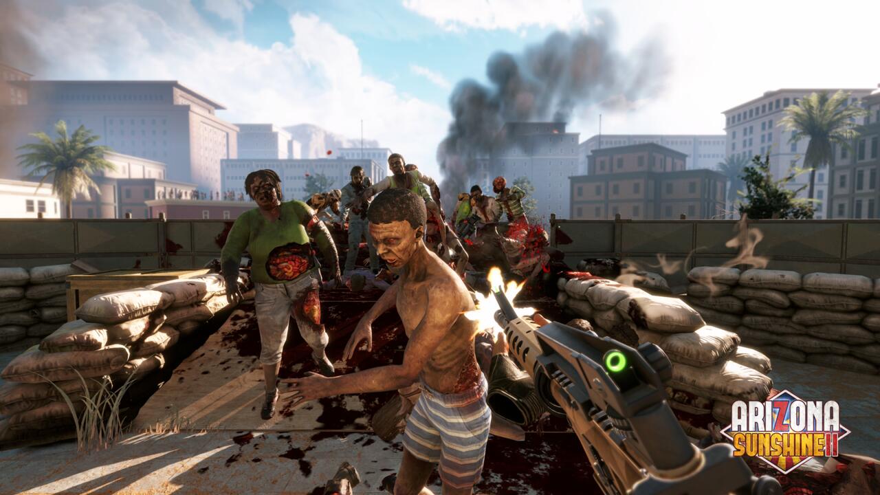 Even with more ammo than you need, each horde becomes a tense exercise in crowd control.