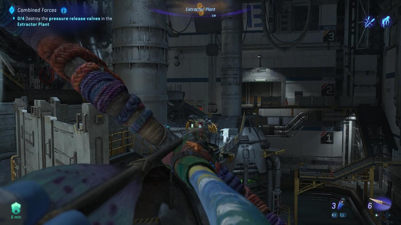 Combat heavily focuses on hitting enemies in weak points to overcome their technological advantage.